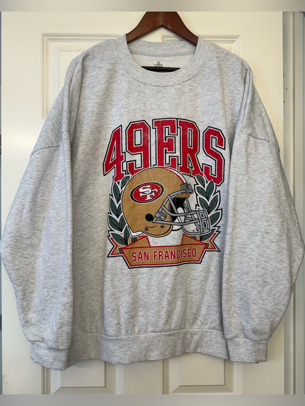 Women's Gameday Couture  San Francisco 49ers Heritage Fleece Pullover Size XL